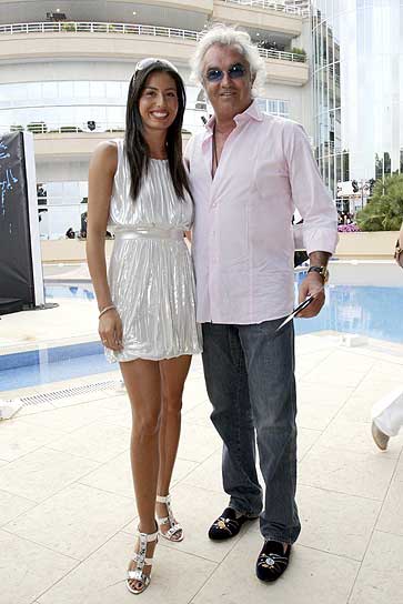 Flavio Briatore y Elisabetta Gregoracci Flavio Briatore y Elisabetta Gregoracci