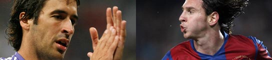 Raúl y Messi , protagonistas. Raúl y Messi , protagonistas.