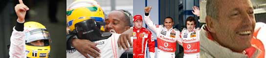 Hamilton, padre, pilotos y Dennis Hamilton, padre, pilotos y Dennis