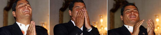 Correa celebra su victoria Correa celebra su victoria