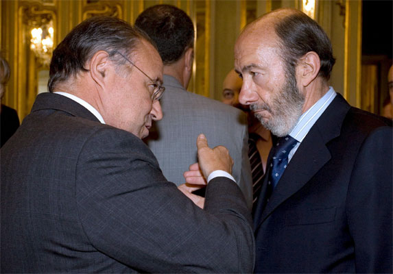 Rubalcaba en Portugal Rubalcaba en Portugal
