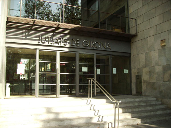 Fachada de los juzgados de Girona Fachada de los juzgados de Girona