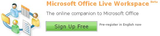 Microsoft Office Live Workspace Microsoft Office Live Workspace