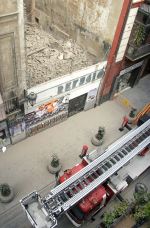 derrumbe edificio siglo XIX en Valencia derrumbe edificio siglo XIX en Valencia