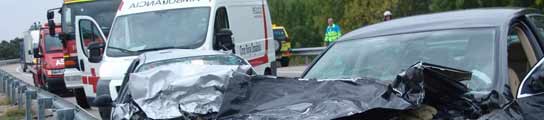 Accidente múltiple en Manzanares del Real Accidente múltiple en Manzanares del Real