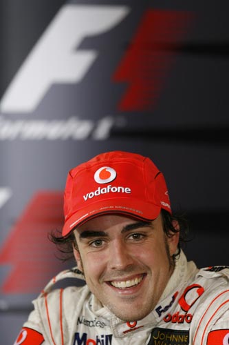 Alonso en rueda de prensa Alonso en rueda de prensa