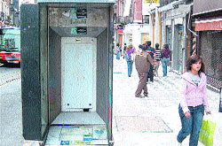 Cabina fuera de cobertura Cabina fuera de cobertura