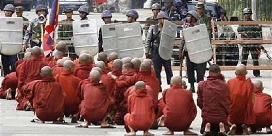 La rebelión de los monjes en Birmania La rebelión de los monjes en Birmania
