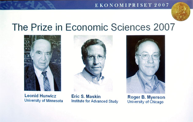 Premo Nobel de Economía 2007 Premo Nobel de Economía 2007