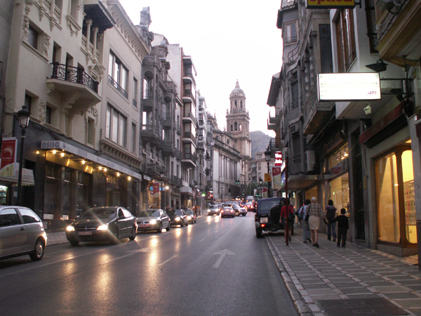 Una calle transitada Una calle transitada