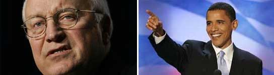 Cheney y Obama Cheney y Obama