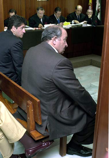 Jesús Gil y su hijo Miguel Ángel Jesús Gil y su hijo Miguel Ángel