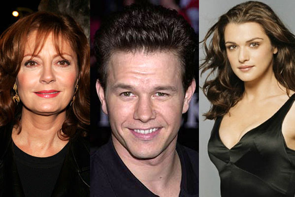 Susan Sarandon, Mark Wahlberg y Rachel Weisz Susan Sarandon, Mark Wahlberg y Rachel Weisz