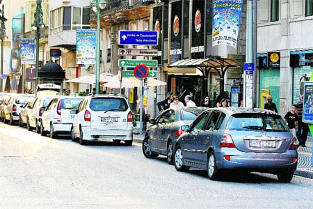 Una de cada cinco paradas de la capital no tiene taxis Una de cada cinco paradas de la capital no tiene taxis