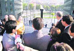 Calatrava diseñó una unión para su puente y Uribitarte Calatrava diseñó una unión para su puente y Uribitarte