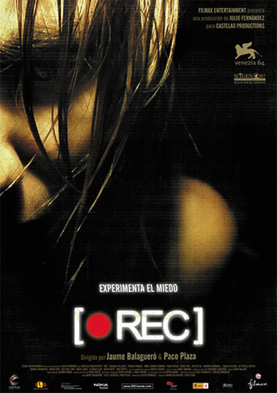 Cartel promocional de 'REC', de Jaume Balagueró. Cartel promocional de 'REC', de Jaume Balagueró.