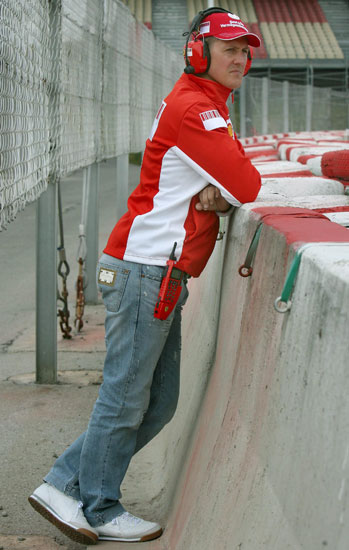 Michael Schumacher, desplegable Michael Schumacher, desplegable