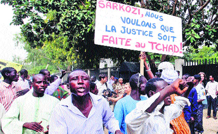 Protestas contra Francia en el Chad Protestas contra Francia en el Chad