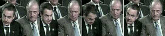 Zapatero, junto al Rey, en su discurso este viernes en la Cumbre Iberoamericana Zapatero, junto al Rey, en su discurso este viernes en la Cumbre Iberoamericana