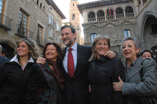 Mariano Rajoy en Alcañiz Mariano Rajoy en Alcañiz