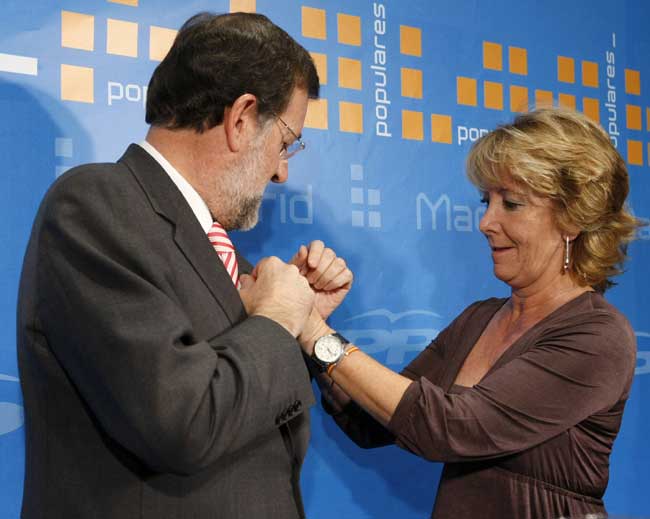 Rajoy y Aguirre Rajoy y Aguirre