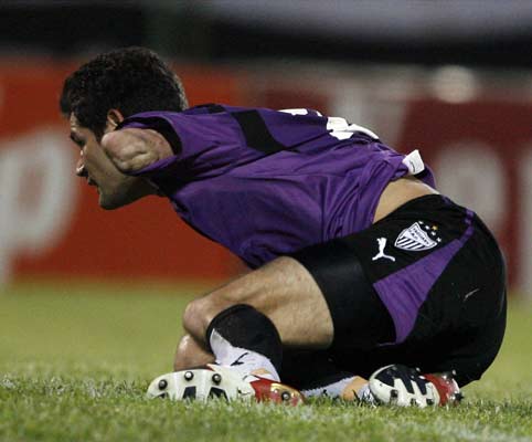 Julio González en un momento del partido Julio González en un momento del partido
