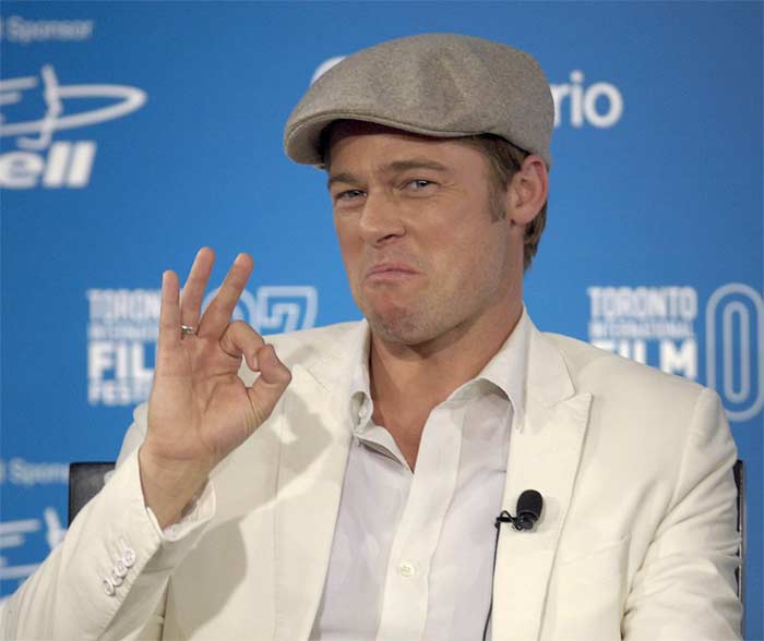 El actor estadounidense Brad Pitt. El actor estadounidense Brad Pitt.