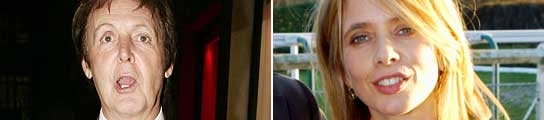 Paul McCartney y Rossana Arquette Paul McCartney y Rossana Arquette