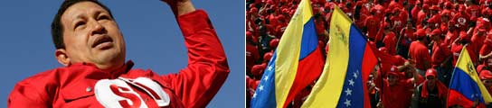 Chávez, durante el discurso de cierre de campaña Chávez, durante el discurso de cierre de campaña