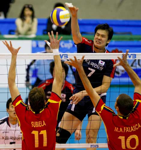España de Voleibol ante Corea del Sur España de Voleibol ante Corea del Sur