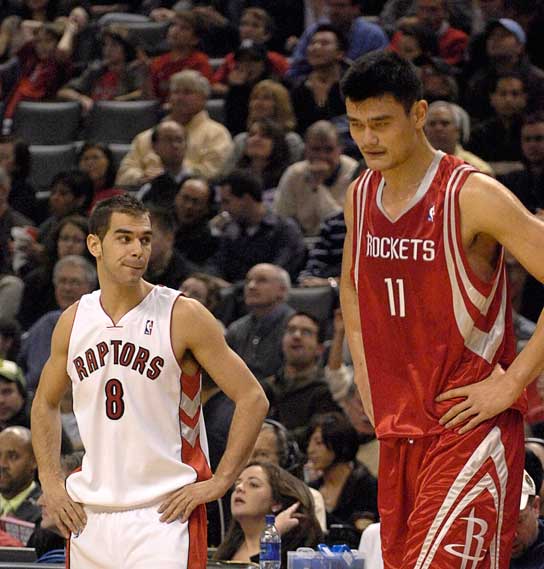 Calderón y Yao Ming Calderón y Yao Ming
