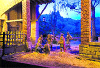 El pessebre de Pedralbes alça el teló El pessebre de Pedralbes alça el teló