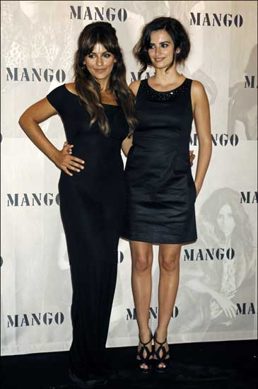 Mónica y Penélope Cruz Mónica y Penélope Cruz