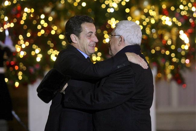 Abás y Sarkozy Abás y Sarkozy