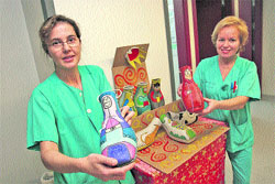 Cuñas de hospital hasta en el belén Cuñas de hospital hasta en el belén