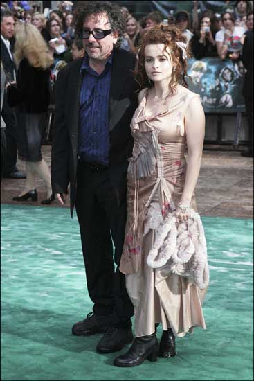 Tim Burton y Helena Bonham Carter Tim Burton y Helena Bonham Carter
