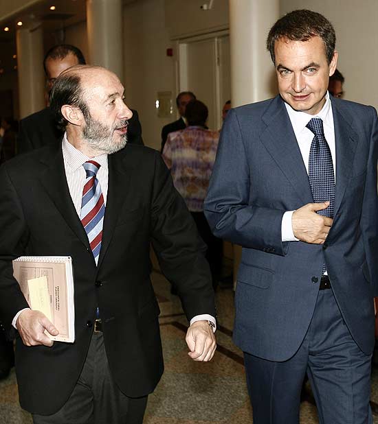 Rubalcaba y Zapatero Rubalcaba y Zapatero