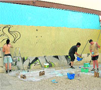 Los grafiteros tendrán 5.000 m2 de muro para reeducarse Los grafiteros tendrán 5.000 m2 de muro para reeducarse