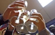 El brindis. El brindis.