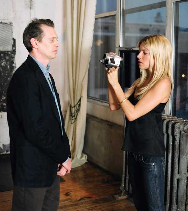 El actor estadounidense Steve Buscemi junto a la actriz Sienna Miller, con la que protagoniza "Interview". El actor estadounidense Steve Buscemi junto a la actriz Sienna Miller, con la que protagoniza "Interview".