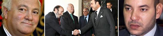 Miguel Ángel Moratinos y Mohamed VI Miguel Ángel Moratinos y Mohamed VI