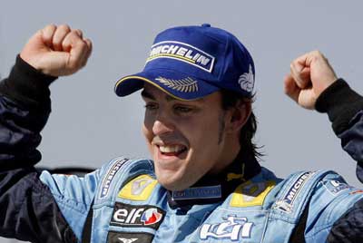 Fernando Alonso con Renault Fernando Alonso con Renault