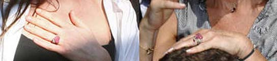 Las sortijas de Carla Bruni y Cecilia Sarkozy
