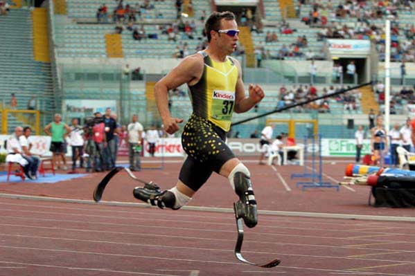 Oscar Pistorius, en una imagen de archivo, el año pasado en Roma. Oscar Pistorius, en una imagen de archivo, el año pasado en Roma.