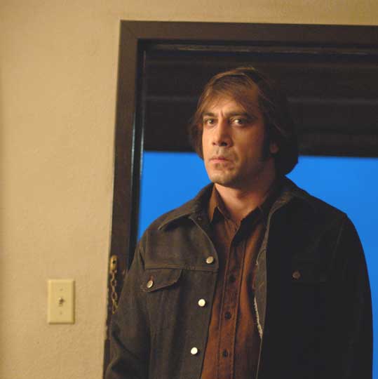 Javier Bardem, en un fotograma de 'No es país para viejos'. Javier Bardem, en un fotograma de 'No es país para viejos'.