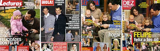 Portadas de las revistas del corazón Portadas de las revistas del corazón