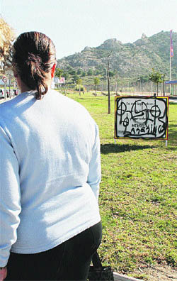 El memorial, pintarrajeado El memorial, pintarrajeado