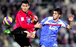 De la Red da ventaja al Getafe ante el Mallorca De la Red da ventaja al Getafe ante el Mallorca