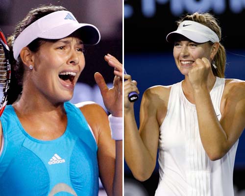Sharapova e Ivanovic Sharapova e Ivanovic
