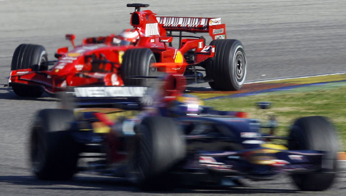 Ferrari y Toro Rosso, desplegable Ferrari y Toro Rosso, desplegable
